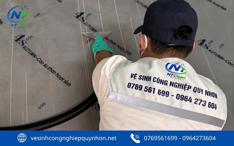 Quy trình giặt nệm tại NTClean